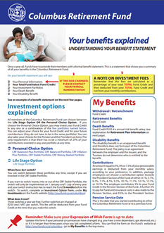 My benefits